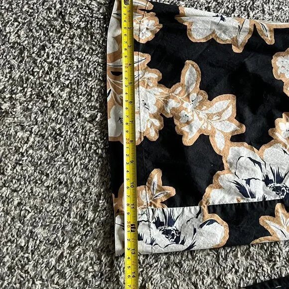 Evereve High Waisted Wide Leg Women M Boho Floral Festival Flowy Cottagecore 80s - Picture 7 of 7